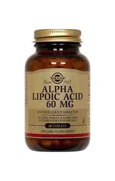 Solgar Alpha Lipoic Acid 60 Mg 60 Tablet Solgar Alpha Lipoic Acid 60 Mg 60 Tablet