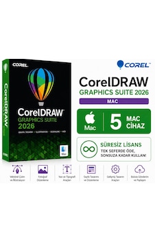 Corel Coreldraw Graphics Suite 2026 Mac - 5 Mac Süresiz Dijital Kod Corel Coreldraw Graphics Suite 2026 Mac - 5 Mac Süresiz Dijital Kod