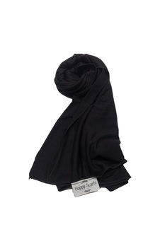 Happy Scarfs Penye Şal - Siyah Siyah