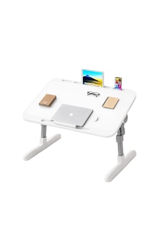 Sn-29697 Çok Fonksiyonlu Katlanabilir Yatak Koltuk Laptop Masası Yükseklik Ve Açı Ayarlı Beyaz 60x40cm Renkli Sn-29697 Çok Fonksiyonlu Katlanabilir Yatak Koltuk Laptop Masası Yükseklik Ve Açı Ayarlı Beyaz 60x40cm Renkli
