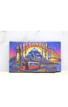 Ahşap İstanbul Temalı Magnet Alk4363 Ahşap İstanbul Temalı Magnet Alk4363