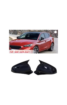 Seat Leon Mk4 Cupra Fr St 2021 - 2025 Yarasa Ayna Kapağı Parlak Siyah Seat Leon Mk4 Cupra Fr St 2021 - 2025 Yarasa Ayna Kapağı Parlak Siyah