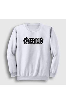 Presmono Unisex Logo Kreator Sweatshirt Beyaz Presmono Unisex Logo Kreator Sweatshirt Beyaz