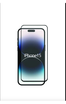 Apple İphone 15 Ekran Koruyucu Tam Kaplayan Uyumlu Cam Darbe Emici Kırılmaz Cam