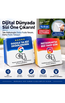 Nfc Yorum Kartı 9x 9 Cm