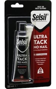 Selsil Ultra Tack No Nail 50 Ml Beyaz Selsil Ultra Tack No Nail 50 Ml Beyaz