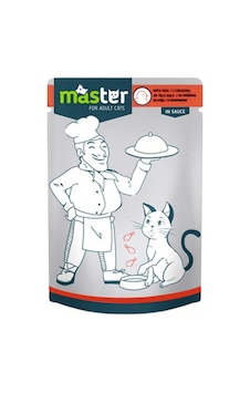 Master Kümes Hayvanlı Pouch Konserve Yetişkin Kedi Maması 6 x 80 G