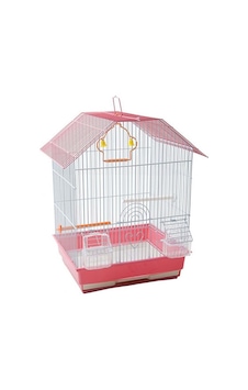 Birdlife Çift Kapılı Kuş Kafesi Pembe 34,5x28x46 Cm 256-60037.01 Birdlife Çift Kapılı Kuş Kafesi Pembe 34,5x28x46 Cm 256-60037.01