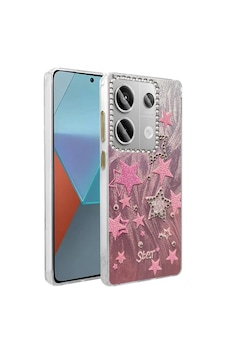 Newface - 620 - Xiaomi Redmi Note 13 Pro 4g Kılıf Blade Aynalı Desenli Kapak - - Csmo-tex - Desen 7 Diğer