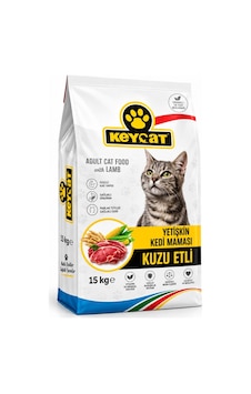 Keycat Lamb Adult Cat Kuzu Etli Yetişkin Kedi Maması 15 Kg