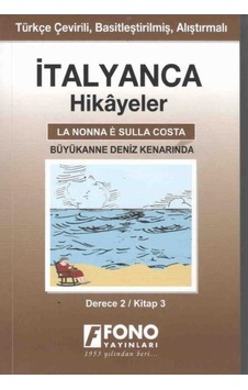 Büyükanne Deniz Kenarında Derece 2 Kitap 3-İtalyanca Hikayeler- Fono Yayınları