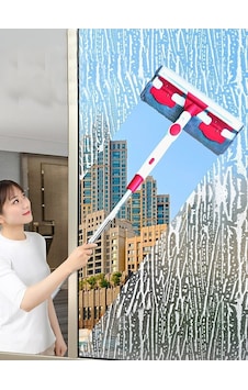 Çift Taraflı Bükülebilir Cam Duvar Fayans Tilme Temizlik Aparatı Sihirli Mop Yedek Bezli Camsil Gri Çift Taraflı Bükülebilir Cam Duvar Fayans Tilme Temizlik Aparatı Sihirli Mop Yedek Bezli Camsil Gri