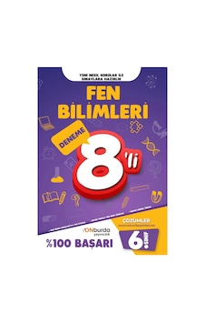 Onburda 6.sınıf Fen Bilimleri 8 Deneme