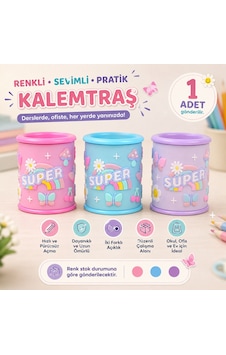 Bakgelal Super Desenli Çift Delikli Hazneli Kalemtraş Renkli Çocuk Kalem Açacağı Okul Ofis Kırtasiye Ürünü 1 Adet - 9032641100925 Bakgelal Super Desenli Çift Delikli Hazneli Kalemtraş Renkli Çocuk Kalem Açacağı Okul Ofis Kırtasiye Ürünü 1 Adet - 9032641100925