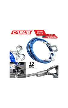 Carub Çekme Halatı 12 Ton Çelik İzoleli 4,5 Mt Carub Çekme Halatı 12 Ton Çelik İzoleli 4,5 Mt
