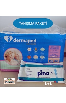 Dermaped Tanışma Paketi Belbantlı Hasta Bezi Xlarge 30 Adet + Pine Perine Havlu 50 Yaprak XL Dermaped Tanışma Paketi Belbantlı Hasta Bezi Xlarge 30 Adet + Pine Perine Havlu 50 Yaprak XL