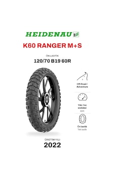 Heidenau K60 Ranger M+s 120/70 B19 60r Ön Motosiklet Lastiği 2022 Heidenau K60 Ranger M+s 120/70 B19 60r Ön Motosiklet Lastiği 2022
