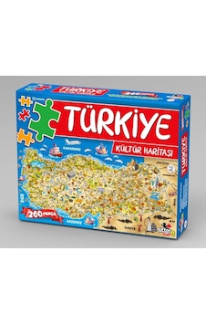 Totteriq Türkiye Kültür Haritası 260 Parça Anlatımlı Yöresel Türk