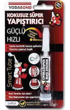 Vodabond Kokusuz Süper Hızlı Yapıştırıcı 10Gr Vodabond Kokusuz Süper Hızlı Yapıştırıcı 10Gr
