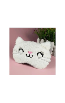 Yıwushı 1 Adet Kadınlar İçin Sevimli 3d Kedi Desenli Peluş Uyku Maskesi, Yumuşak Polar Göz Kapağı Yıwushı 1 Adet Kadınlar İçin Sevimli 3d Kedi Desenli Peluş Uyku Maskesi, Yumuşak Polar Göz Kapağı