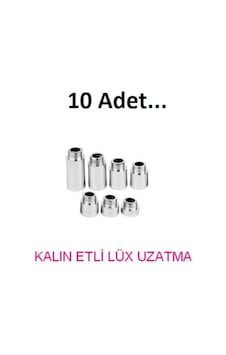 Musluk Uzatmaları 1/2" Adet Seçmeli.. Musluk Uzatmaları 1/2" Adet Seçmeli..