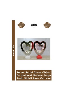 Delux Serisi Duvar Objesi Ev Hediyesi Modern Parça Ledli Sihirli Ayna Çerceve Çok Renkli Delux Serisi Duvar Objesi Ev Hediyesi Modern Parça Ledli Sihirli Ayna Çerceve Çok Renkli