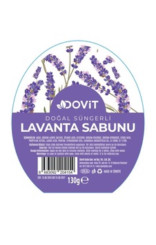 Dovit Lavanta Sabunu Doğal Süngerli 130 G Dovit Lavanta Sabunu Doğal Süngerli 130 G