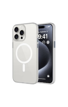 Apple Uyumlu iPhone 15 Pro Kılıf Mat Arka Yüzey Wireless Şarj Özellikli Flet Magsafe Kapak Beyaz Apple Uyumlu iPhone 15 Pro Kılıf Mat Arka Yüzey Wireless Şarj Özellikli Flet Magsafe Kapak Beyaz