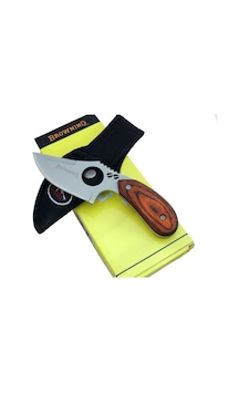 Browning 087 Yüzme Kamp Bıçak 16 CM - Ahşap Sap - Özel Kılıflı Çok Renkli Browning 087 Yüzme Kamp Bıçak 16 CM - Ahşap Sap - Özel Kılıflı Çok Renkli