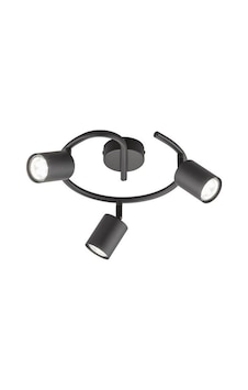Rsylight Retro Siyah Dekoratif Rustik 180 Derece Hareketli Modern Spor Led Spot 3 Lü Avize Günışığı Ampüllü Siyah Rsylight Retro Siyah Dekoratif Rustik 180 Derece Hareketli Modern Spor Led Spot 3 Lü Avize Günışığı Ampüllü Siyah