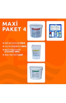 Havuz Bakım Seti Maxi Paket 4 Havuz Bakım Seti Maxi Paket 4