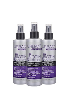 Urban Care Expert Biotin & Kafein Dökülme Karşıtı Sprey Tonik 3 x 200 ML Urban Care Expert Biotin & Kafein Dökülme Karşıtı Sprey Tonik 3 x 200 ML