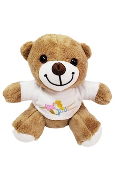 Sevimli Tişörtlü Peluş Ayicik Çok Renkli Sevimli Tişörtlü Peluş Ayicik Çok Renkli
