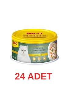 Me-O Delite Ton Balıklı Sebzeli Tahılsız Kedi Konservesi 24 x 80 G Me-O Delite Ton Balıklı Sebzeli Tahılsız Kedi Konservesi 24 x 80 G