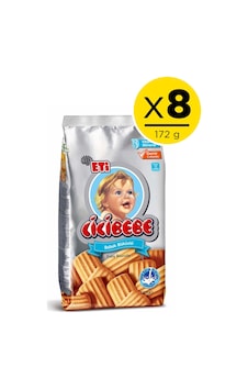 Eti Cicibebe Bebek Bisküvisi 8 x 172 G Eti Cicibebe Bebek Bisküvisi 8 x 172 G