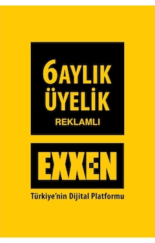 Exxen 6 Aylık Reklamlı Üyelik Paketi - Dijital Abonelik (537837164) Exxen 6 Aylık Reklamlı Üyelik Paketi - Dijital Abonelik (537837164)