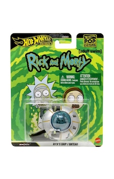 Hot Wheels Premium - Rick's Ship / Bateau - Rick And Morty 1/64 Pop Culture - Jhw95 Gri Hot Wheels Premium - Rick's Ship / Bateau - Rick And Morty 1/64 Pop Culture - Jhw95 Gri