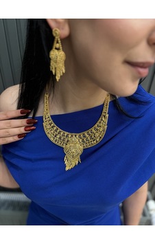 Sade Hint Set - 22 Ayar Altın Kaplama Sade Hint Set - 22 Ayar Altın Kaplama