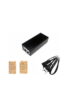 48v 1a 48w Gigabit Poe Adaptör + Injector