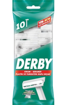 Derby Kullan-At Tıraş Bıçağı 10'lu