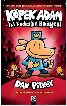 Köpek Adam 3 - İki Kediciğin Hikayesi - Dav Pilkey - Altın Kitaplar