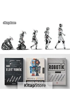 Robot Programlama Seti - 3 Kitap Takım - Akın Akçaoğlu - Dikeyeksen