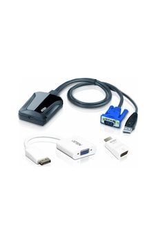 Aten Cv211Cp Laptop Usb To Vga Hdmı Dısplay Port Konsol Adaptörü