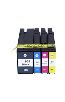 Tecprint Hp 938 4'lü Uyumlu Takım Ve Seti Uyumlu Mürekkep Kartuş Set Tecprint Hp 938 4'lü Uyumlu Takım Ve Seti Uyumlu Mürekkep Kartuş Set