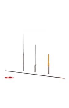 Outiltec 2.04x358 Gun Drill Carbide Deep Hole Drill Bit 5063029 CNC High Precision Micro Drill