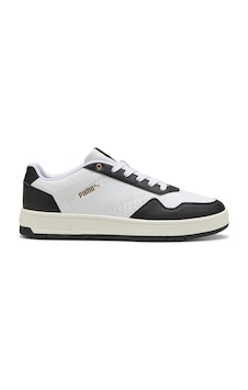 Puma Court Classic Sneaker Beyaz - Siyah - Altın Puma Court Classic Sneaker Beyaz - Siyah - Altın