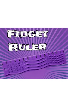 3d Baskı Dokunsal Fidget Cetveli - Kabartmalı Stres Ve Odaklanma Oyuncağı - Mor 3d Baskı Dokunsal Fidget Cetveli - Kabartmalı Stres Ve Odaklanma Oyuncağı - Mor