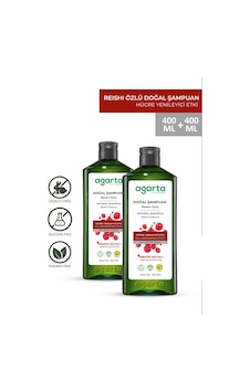 Agarta 2 Adet Doğal Reishi Özlü Şampuan 400 ML Agarta 2 Adet Doğal Reishi Özlü Şampuan 400 ML