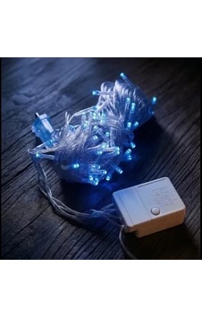 Mavi Işık 10m 100 Led Damla Uçlu Şeffaf Kablo Çok Renkli 88682854 Mavi Işık 10m 100 Led Damla Uçlu Şeffaf Kablo Çok Renkli 88682854