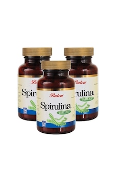 Balen Spirulina Tablet - Yosun Hapı 740 MG x 100 Tablet 3 Adet Balen Spirulina Tablet - Yosun Hapı 740 MG x 100 Tablet 3 Adet